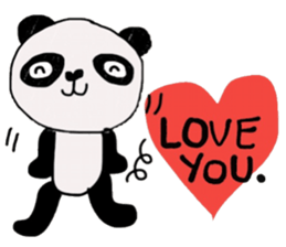 Panda lover in January (Office mode) sticker #14620782