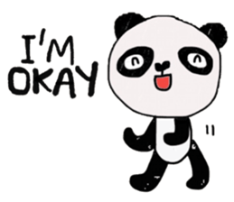 Panda lover in January (Office mode) sticker #14620787