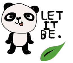 Panda lover in January (Office mode) sticker #14620789