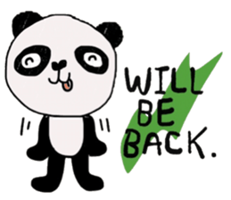 Panda lover in January (Office mode) sticker #14620793