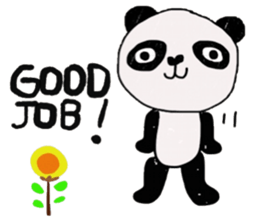 Panda lover in January (Office mode) sticker #14620795