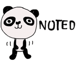 Panda lover in January (Office mode) sticker #14620798