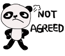 Panda lover in January (Office mode) sticker #14620809