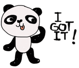 Panda lover in January (Office mode) sticker #14620810