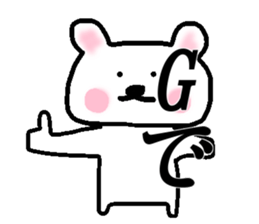 Music Symbol Bear sticker #14621518