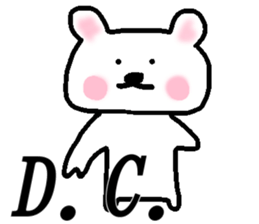 Music Symbol Bear sticker #14621523