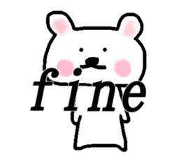 Music Symbol Bear sticker #14621524