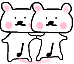 Music Symbol Bear sticker #14621525