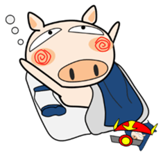 Cute pig everyday 5th sticker #14621844