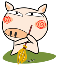 Cute pig everyday 5th sticker #14621847