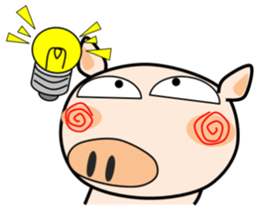 Cute pig everyday 5th sticker #14621849