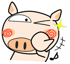 Cute pig everyday 5th sticker #14621852