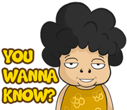 Santi : Ibu Kribo (Eng Ver.) sticker #14622331