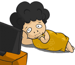 Santi : Ibu Kribo (Eng Ver.) sticker #14622334