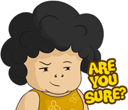 Santi : Ibu Kribo (Eng Ver.) sticker #14622336