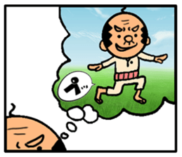 over reaction like a comics sticker #14622957