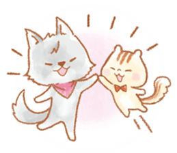 Small Rito and wolf sticker #14623776