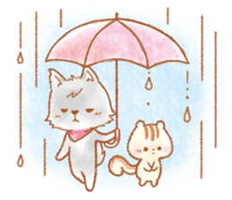 Small Rito and wolf sticker #14623828