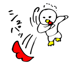 the man who wanted to be a rooster sticker #14623840