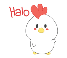 Chibi chicken chinese new year sticker #14623886