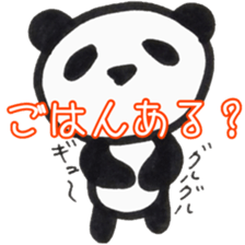 PANDA Stickers "LIFE" sticker #14624406