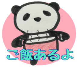 PANDA Stickers "LIFE" sticker #14624408