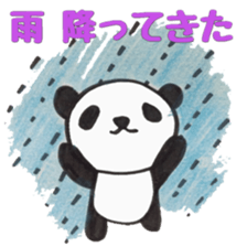 PANDA Stickers "LIFE" sticker #14624426