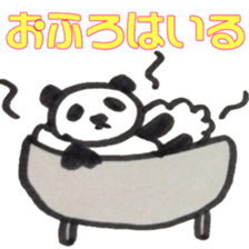 PANDA Stickers "LIFE" sticker #14624431