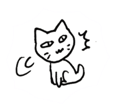 Busaiku Neko sticker #14624561