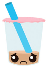 Pearl Milk Tea & Boba sticker #14624962
