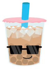 Pearl Milk Tea & Boba sticker #14624967