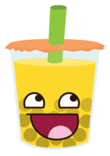 Pearl Milk Tea & Boba sticker #14624981