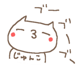 Junko cute cat stickers! sticker #14625161