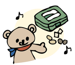 A daily life of a certain Bear sticker #14625374