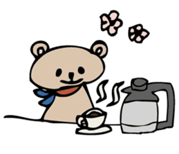 A daily life of a certain Bear sticker #14625379