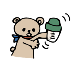 A daily life of a certain Bear sticker #14625391