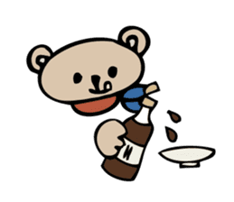 A daily life of a certain Bear sticker #14625393