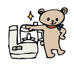 A daily life of a certain Bear sticker #14625394