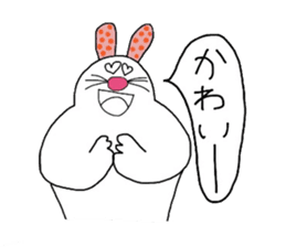 Foppery bunny sticker #14625462