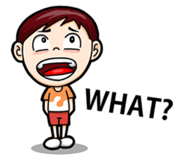 Cool Boy Short Message sticker #14625478