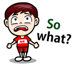 Cool Boy Short Message sticker #14625481