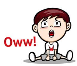 Cool Boy Short Message sticker #14625483