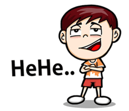 Cool Boy Short Message sticker #14625486