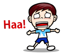 Cool Boy Short Message sticker #14625488