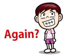 Cool Boy Short Message sticker #14625491