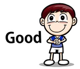 Cool Boy Short Message sticker #14625497