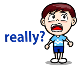 Cool Boy Short Message sticker #14625499