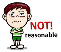 Cool Boy Short Message sticker #14625500