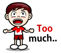 Cool Boy Short Message sticker #14625501