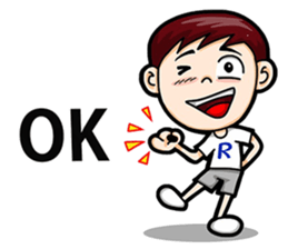 Cool Boy Short Message sticker #14625503